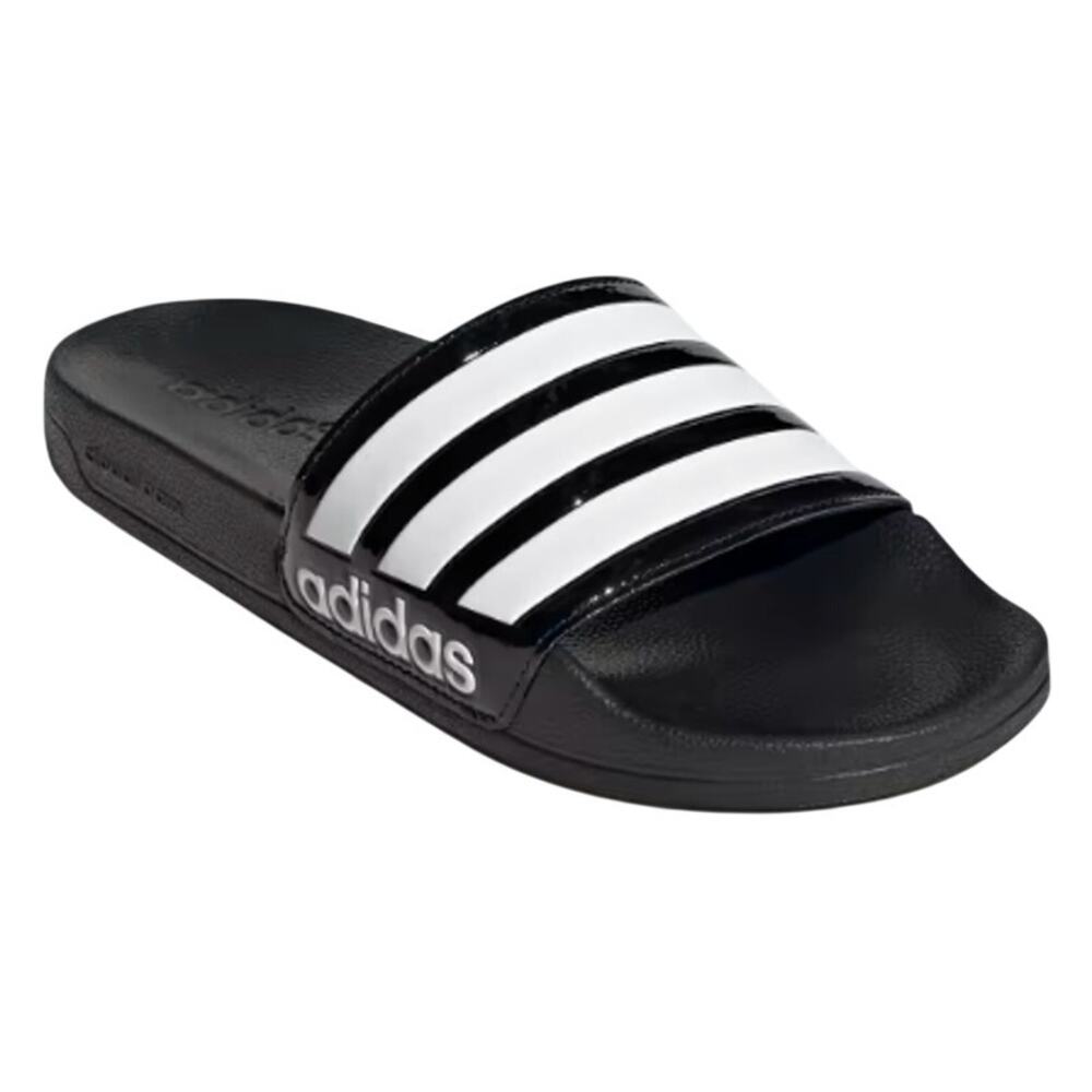 Adidas Women's Adilette Shower Slides in Black, Size 6